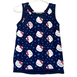 Sanrio Hello Kitty X Old Navy Open Bow Back Tank Top Blue Girl’s 4T